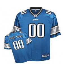 Detroit Lions Customized Jerseys blue