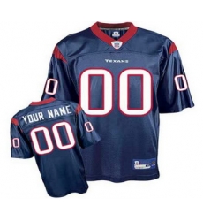 Houston Texans Customized Jerseys blue