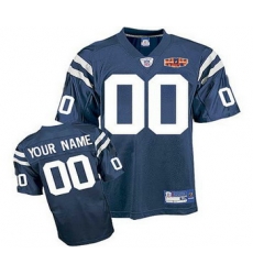 Indianapolis Colts Super Bowl XLIV Customized Jerseys blue