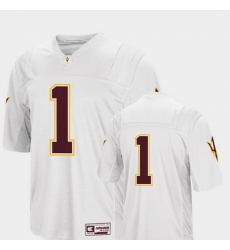 Men Arizona State Sun Devils 1 White College Football Colosseum Jersey