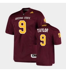 Men Arizona State Sun Devils D.J. Taylor College Football Maroon Premier Jersey