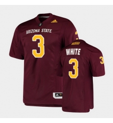 Men Arizona State Sun Devils Rachaad White College Football Maroon Premier Jersey