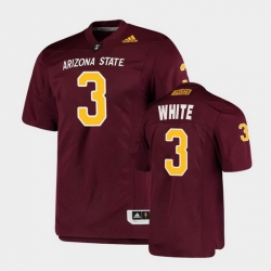 Men Arizona State Sun Devils Rachaad White College Football Maroon Premier Jersey