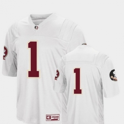 Men Florida State Seminoles 1 White College Football Colosseum Jersey