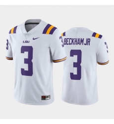 LSU Tiger Odell Beckham Jr White Limited Men'S Jersey