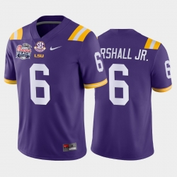 LSU Tiger Terrace Marshall Jr. Purple Away Men'S Jersey