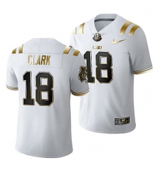 Lsu Tigers Damone Clark 2021 22 Golden Edition Limited Football White Jersey