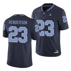 North Carolina Tar Heels Josh Henderson Navy College Football Men'S Jersey