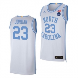 North Carolina Tar Heels Michael Jordan White Retro Men'S Jersey