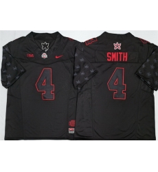 Men Ohio State Buckeyes 4 Jeremiah Smith Black 2025 F U S E Limited Stitched Jersey Men Ohio State Buckeyes 4 Jeremiah Smith Black 2025 F U S E Limited Stitched Jersey