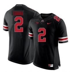 Men's Ohio State Buckeyes #2 Emeka Egbuka College Football Jersey Black Red