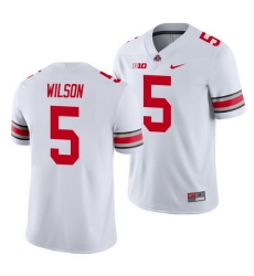 Ohio State Buckeyes Garrett Wilson White Game Men'S Jersey