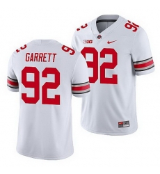 Ohio State Buckeyes Haskell Garrett White Game Men'S Jersey