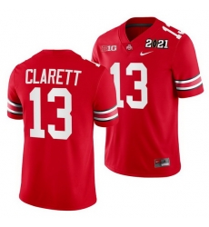 Ohio State Buckeyes Maurice Clarett Scarlet 2021 Sugar Bowl Champions College Football Playoff College Football Playoff Jersey