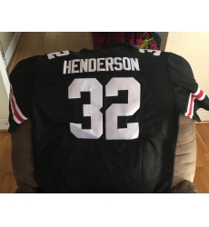 ohio state buckeye #32 TreVeyon henderson jersey Black