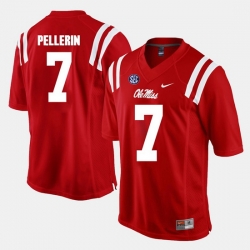 Jason Pellerin Red Ole Miss Rebels Alumni Football Game Jersey