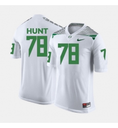 Men Oregon Ducks Cameron Hunt College Football White Jersey