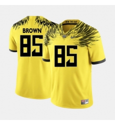 Men Oregon Ducks Pharaoh Brown College Football Yellow Jersey