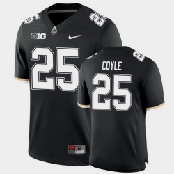 Men Purdue Boilermakers Tyler Coyle College Football Game Black Jersey