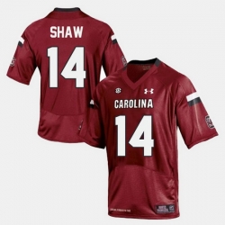 Men South Carolina Gamecocks Connor Shaw College Football Red Jersey