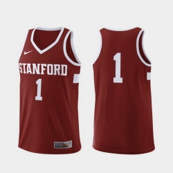 Men Stanford Cardinal Cardinal Replica College Basketball Nike Jersey