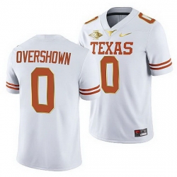 Texas Longhorns Demarvion Overshown White 2021 Red River Showdown Men Jersey