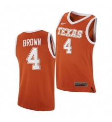 Texas Longhorns Greg Brown Orange Replica Texas Longhorns Jersey