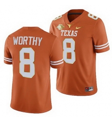 Texas Longhorns Xavier Worthy Orange 2021 Red River Showdown Men Jersey