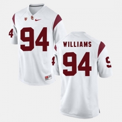 Men Usc Trojans Leonard Williams Pac 12 Game White Jersey