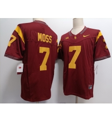 USC Trojans #7 Miller Moss Red F U S E Jersey