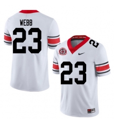 2020 Men #23 Mark Webb Georgia Bulldogs 1980 National Champions 40th Anniversary College Football