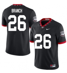 2020 Men #26 Daran Branch Georgia Bulldogs Mascot 100th Anniversary College Football Jerseys Sale-Bl