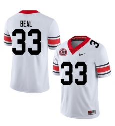 2020 Men #33 Robert Beal Georgia Bulldogs 1980 National Champions 40th Anniversary College Football