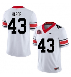 2020 Men #43 Chase Harof Georgia Bulldogs 1980 National Champions 40th Anniversary College Football