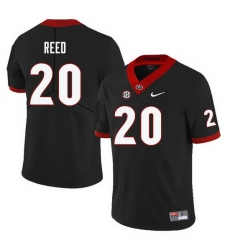 Men #20 J.R. Reed Georgia Bulldogs College Football Jerseys-Black