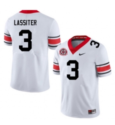 Men #3 Kamari Lassiter Georgia Bulldogs College Football Jerseys Sale-40th Anniversary