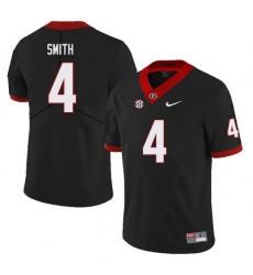 Men #4 Nolan Smith Georgia Bulldogs College Football Jerseys Sale-Black