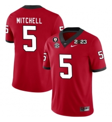 Men #5 Adonai Mitchell Georgia Bulldogs 2022-23 CTP National Championship Football Jerseys