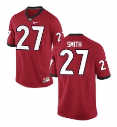 Men Georgia Bulldogs #27 KJ Smith College Football Jerseys-Red