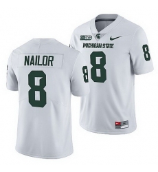 Michigan State Spartans Jalen Nailor White College Football Men Jersey