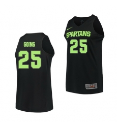 Michigan State Spartans Kenny Goins Black Replica Men'S Jersey