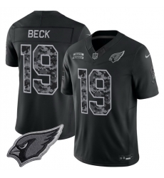 Men Arizona Cardinals 19 Carson Beck Black F U S E 2026 Salute to Service Limited Stitched Football Jersey Men Arizona Cardinals 19 Carson Beck Black F U S E 2026 Salute to Service Limited Stitched Football Jersey