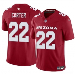 Men Arizona Cardinals 22 Michael Carter Red 2024 F U S E  Vapor Untouchable Limited Stitched Football Jersey