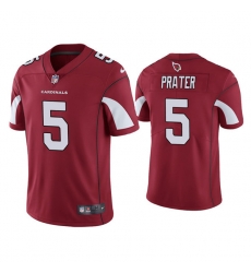 Men Arizona Cardinals 5 Matt Prater Red Vapor Untouchable Limited Stitched Jersey