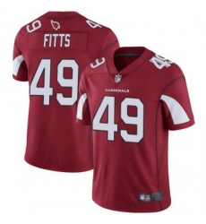 Men Nike Arizona Cardinals 49 Kylie Fitts Limited Cardinal Red Vapor Untouchable Jersey