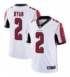 Men Nike Atlanta Falcons 2 Matt Ryan White Vapor Untouchable Limited Player NFL Jersey