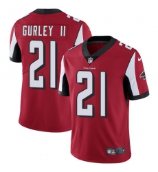 Nike Atlanta Falcons 21 Todd Gurley II Red Team Color Men Stitched NFL Vapor Untouchable Limited Jersey