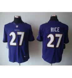 Nike Baltimore Ravens 27 Ray Rice Purple Limited NFL Jersey