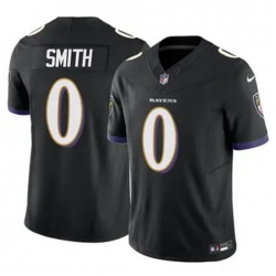 Youth Baltimore Ravens Roquan Smith #0 Black 2023 F U S E Vapor Jersey