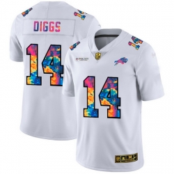 Buffalo Bills 14 Stefon Diggs Men White Nike Multi Color 2020 NFL Crucial Catch Limited NFL Jersey Buffalo Bills 14 Stefon Diggs Men White Nike Multi Color 2020 NFL Crucial Catch Limited NFL Jersey